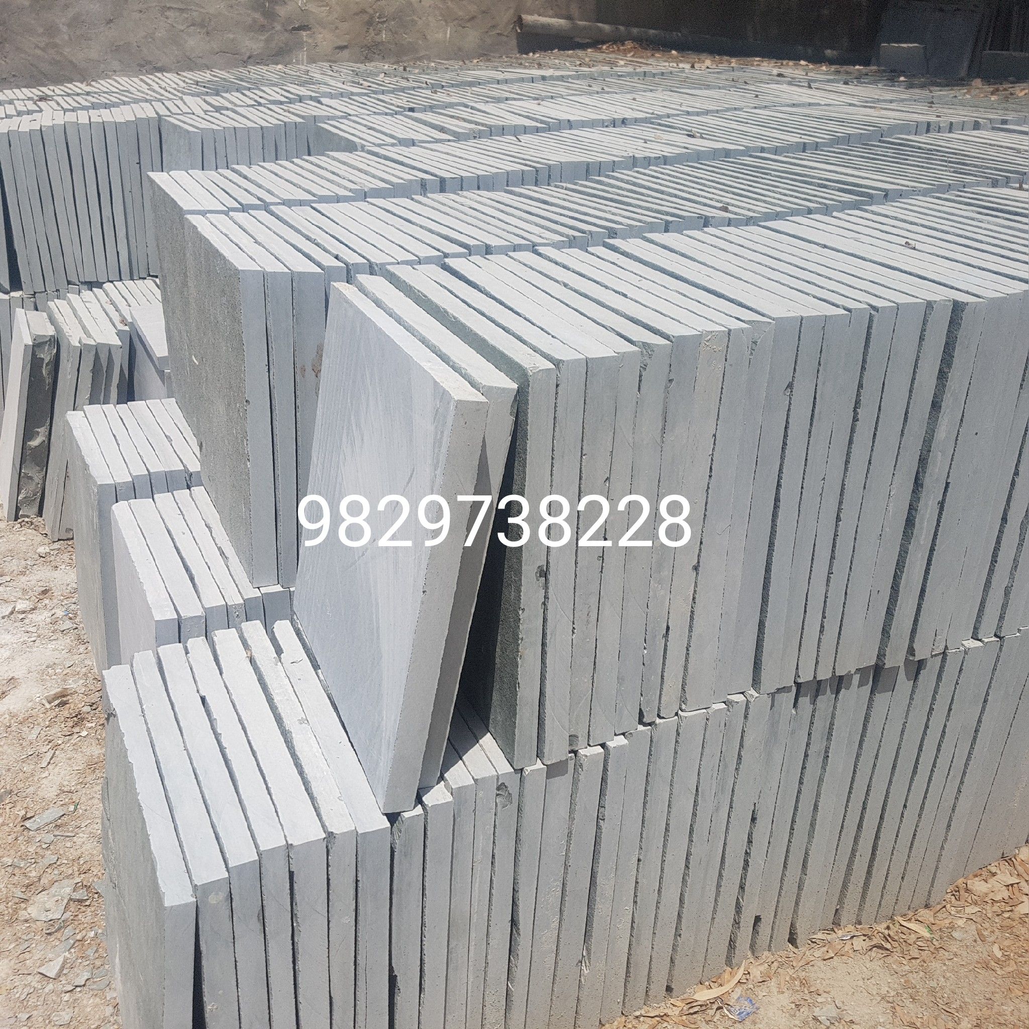 kota stone size and thickness