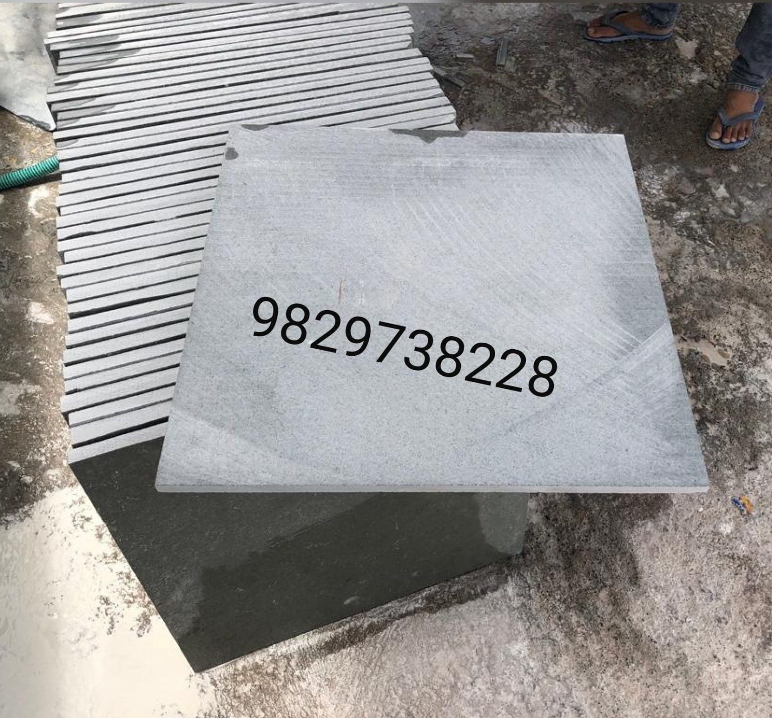 Polished kota stone tiles, For Interior Flooring, 25mm Thickness Size 2x2