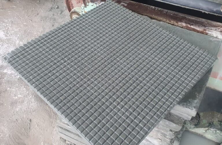 Parking tiles from natural stone tiles offered Naksh stone