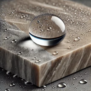 Does kota stone absorb water?