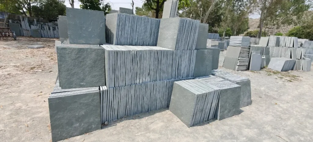 Kota stone health benefits illustrated with text “Is Kota Stone Good for Health?” on a natural stone background