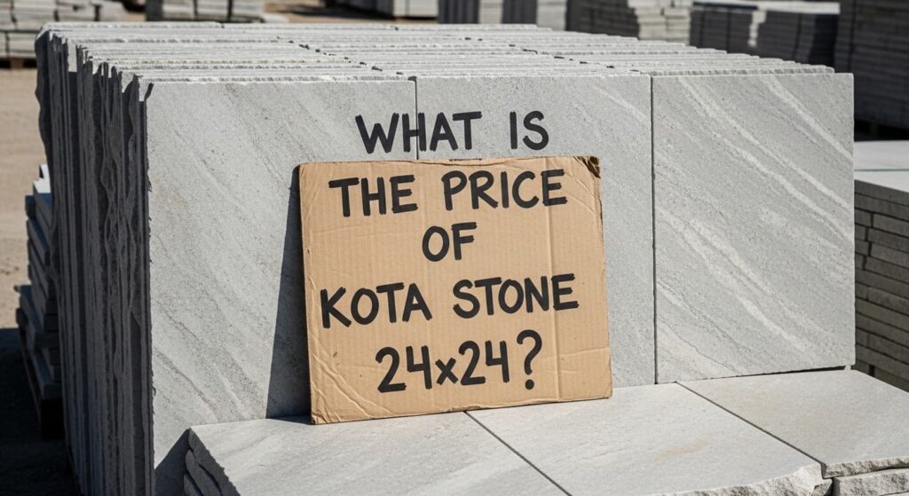 What is the price of Kota stone 24x24?"