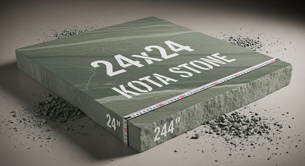 What is the price of Kota stone 24x24?"